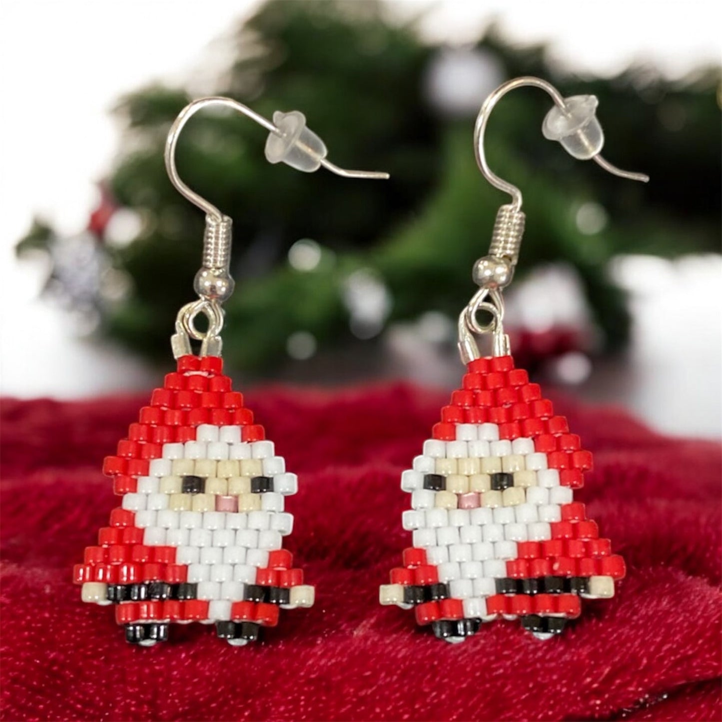 Santa Earrings