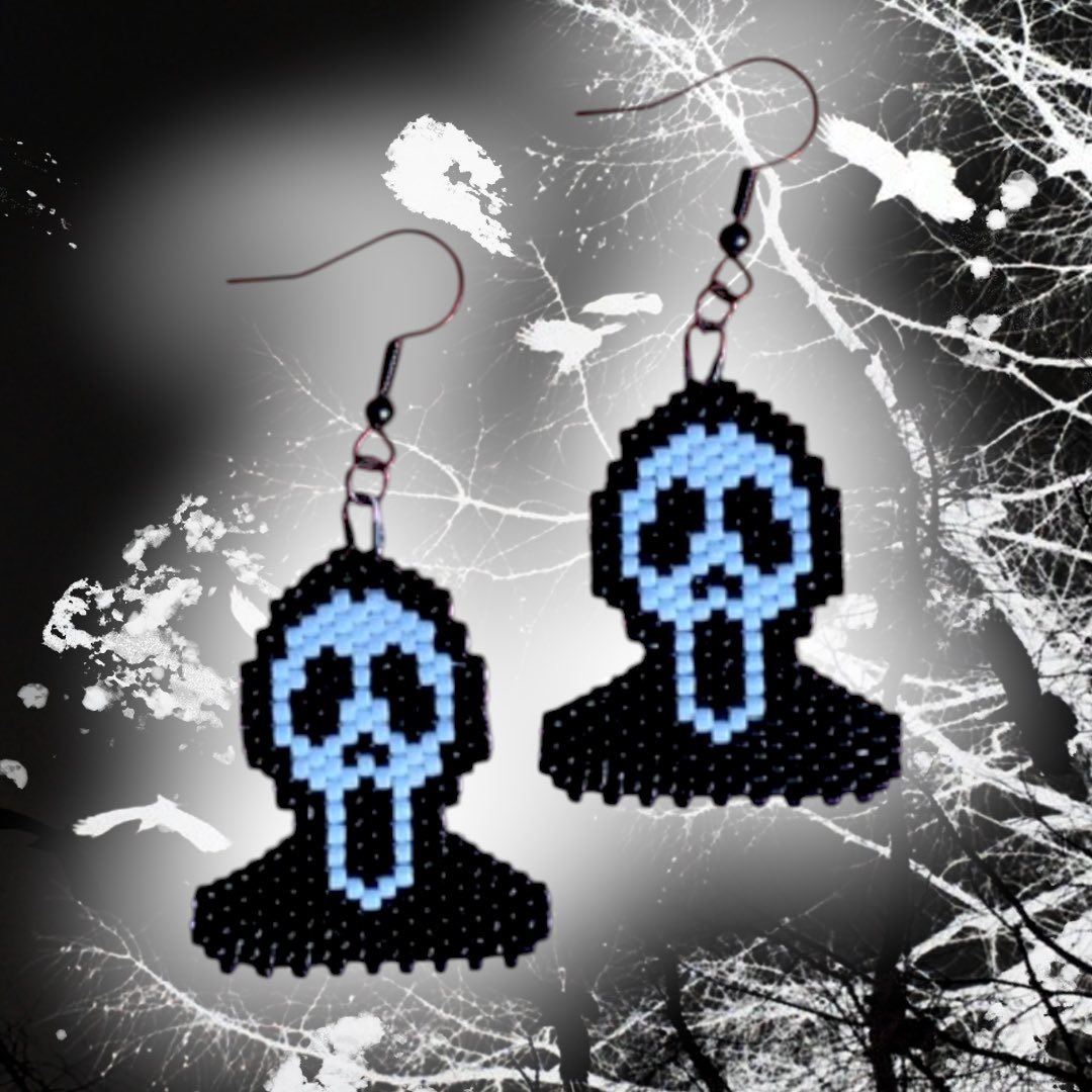 Scream Ghostface Earrings
