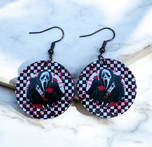 Ghostface Earrings