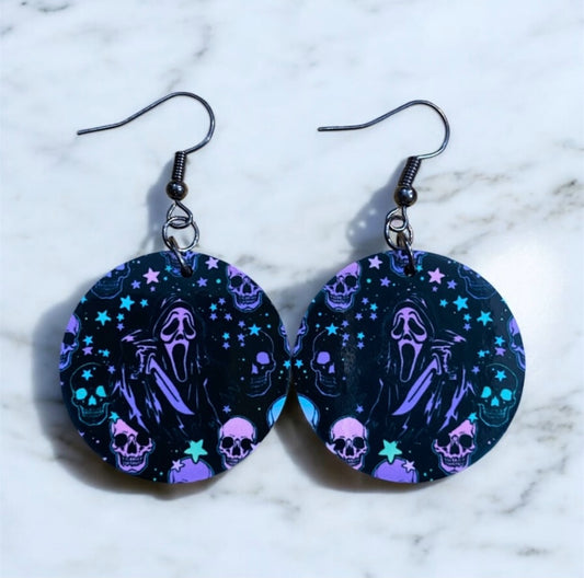 Ghostface Earrings
